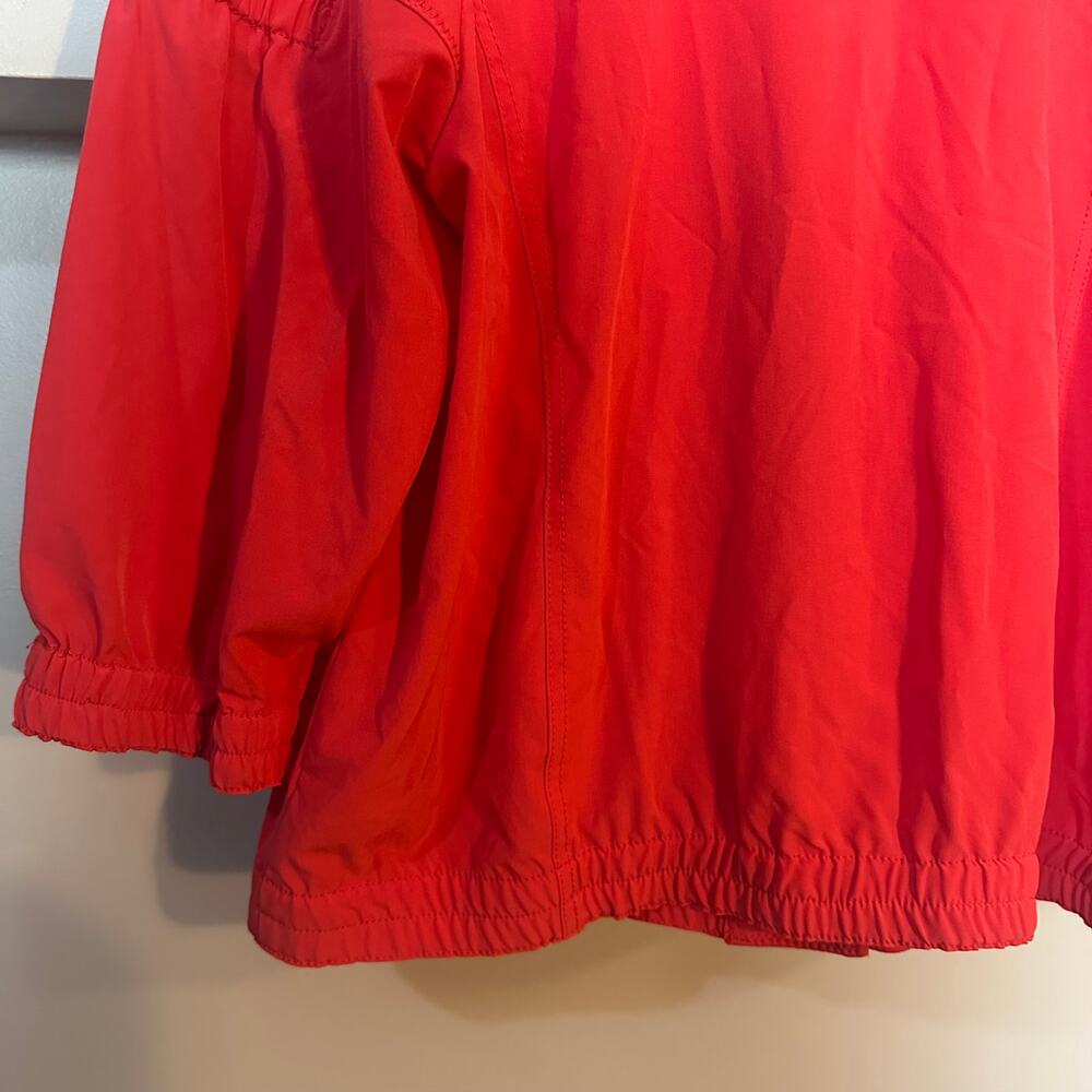 NWT Chico's Zenergy Neema Nadia Jacket Mai Tai Coral Red SZ 2 (Large/12) NEW - Picture 3 of 15